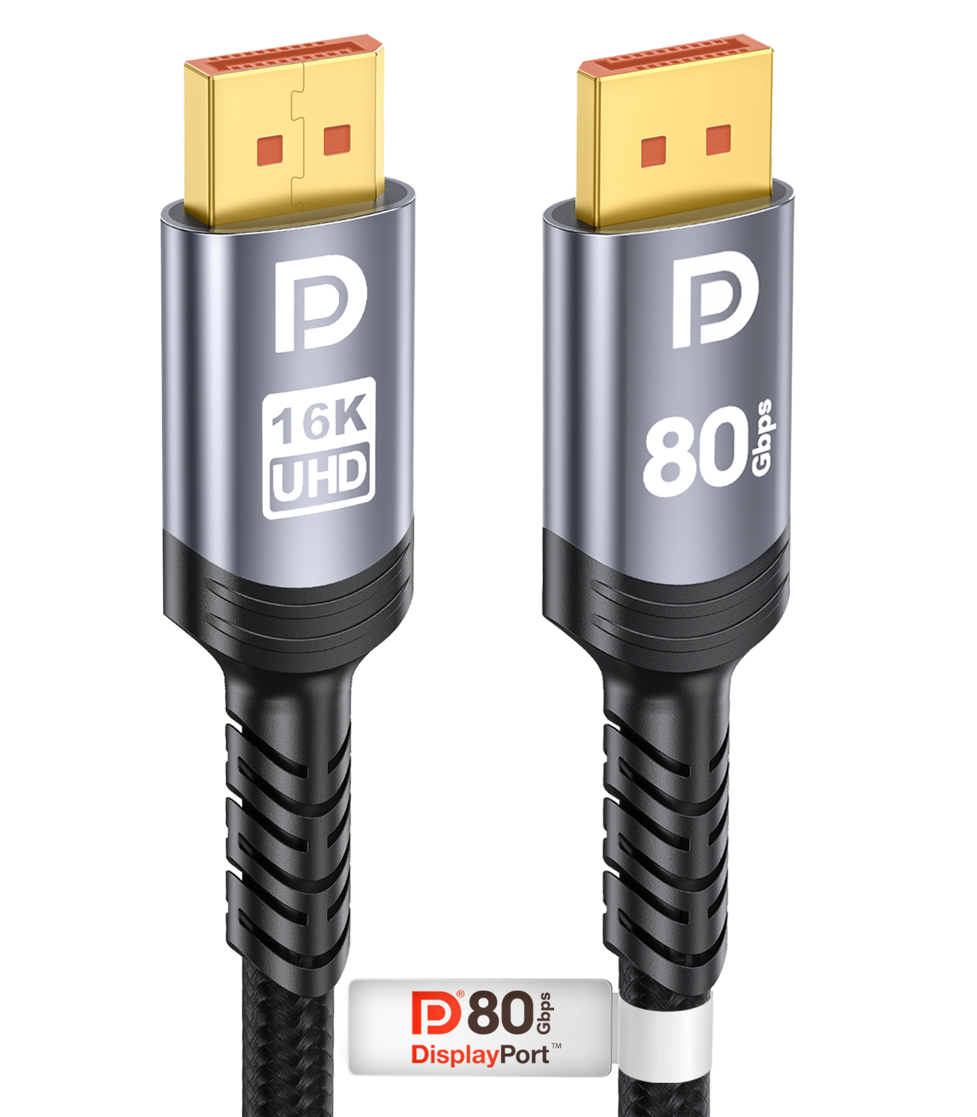 Sniokco 80Gbps DisplayPort Cable 2.1 1.5M, VESA Certified 16K DP Cable 16K@60Hz 8K@240Hz 4K@540Hz 360Hz 240Hz Compatible with HDR HDCP 2.3 DSC FreeSync G-Sync Monitor Graphics RTX 5090 4090 PC HDTV